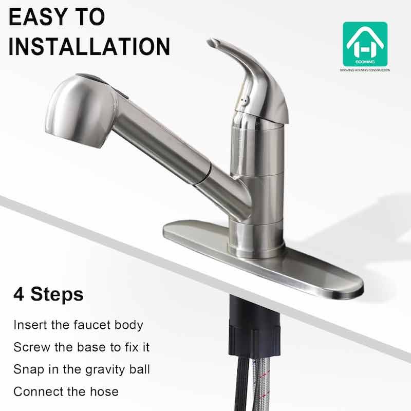 Kitchen Faucet with Pull-out Spray​