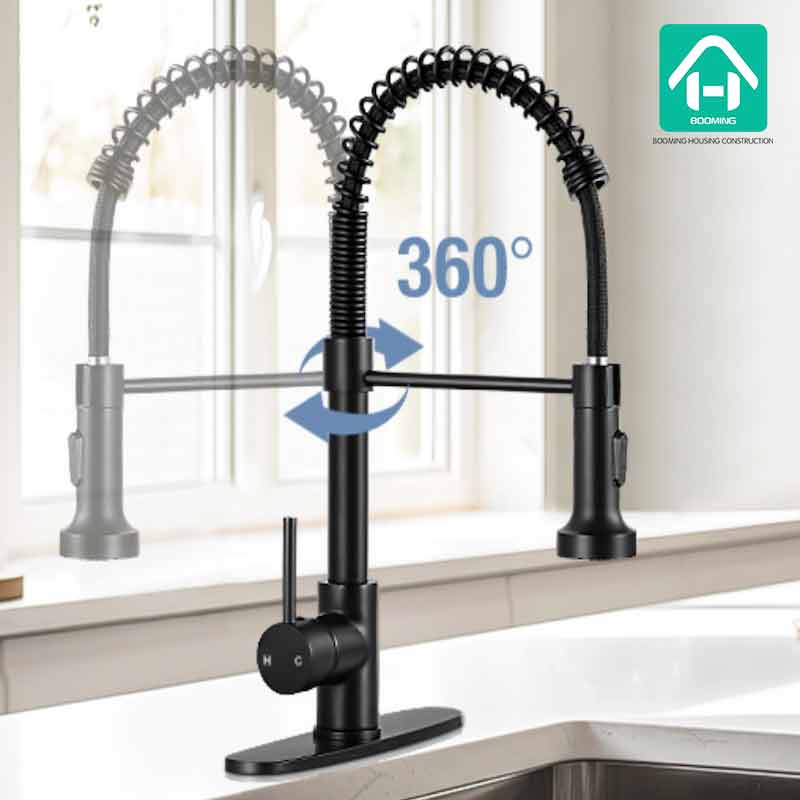Custom Kitchen Retractable Faucet​ Kitchen Pull Down Faucets​