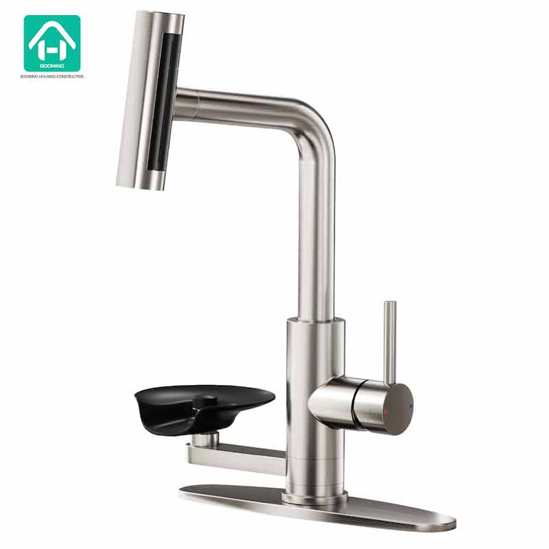 Kitchen Faucet with Glass Rinser Pull Down Kitchen Faucets​