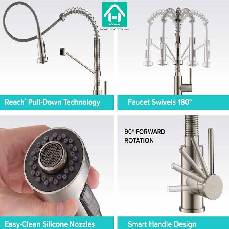 Commercial Kitchen Faucets​ Farmhouse Kitchen Faucet​