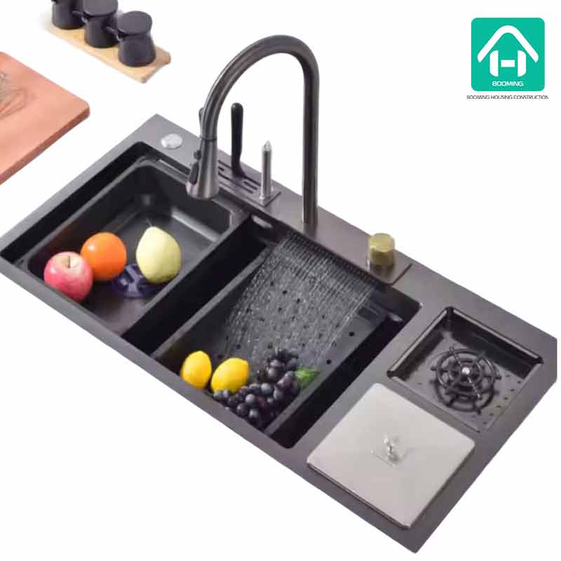 Kitchen Sink Mixers South Africa​ with Cup Washer and Trash Bin