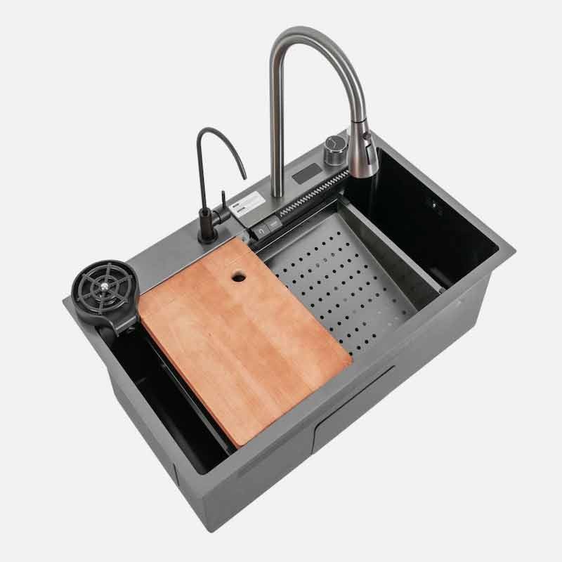 Digital Display Kitchen Sink Freestanding Modern Kitchen Sink