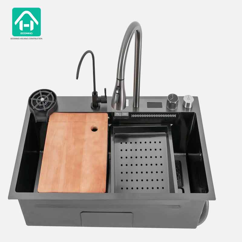 Digital Display Kitchen Sink Freestanding Modern Kitchen Sink