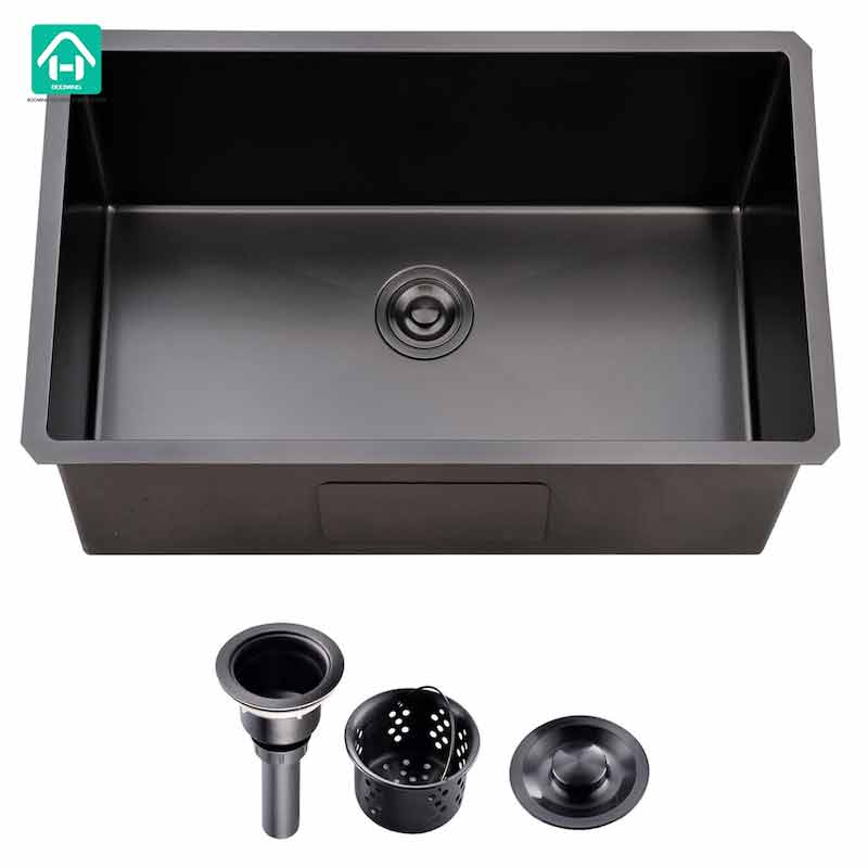 Black Single Bowl Kitchen Sink China Supplier